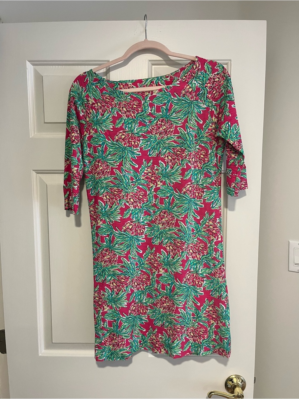 Lilly Pulitzer Pink Floral Mini shift Dress